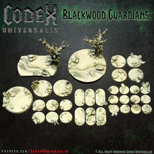 33 bases diorama blackwood guardians set toys & games dragons leaf wood bark dungeon stream codex codexuniversalis firest 3d print model - Mito3D