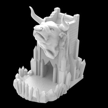 ex15 classic minotaurs supportless cool dice tower store rpg d&d dnd 3d print model - Mito3D