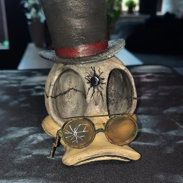 Scrooged Pato brle óculos miniatur resina pão duro 3D print model - Mito3D