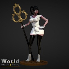belatsunat - astrologist witchcraft & wizadry toys games female figurine rpg sexy women tabletop boobs dnd worker astrologer busty latex 3d print model - Mito3D