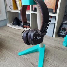 casque musique cintre bureau gadget 3d print model - Mito3D