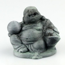 glad buddha fan art ornament religion 3d print model - Mito3D