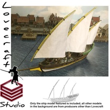 sciabecco lovecraft navi collezione tavolo nave pirati navale 3d print model - Mito3D