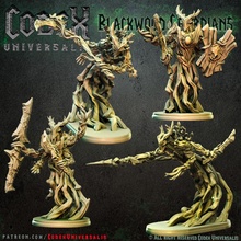 oaklaw treefolk pack presupported toys & games plant tree guardians bark ent branch root treant codex aos sylvaneth codexuniversalis blackwood 3d print model - Mito3D