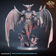 demon - ul'gadon toys & games bat devil vampire evil horns incubus 3d print model - Mito3D