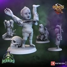 torture kids toys & games children horror fear rats voddo 3d print model - Mito3D