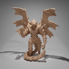 winged horror toys & games demon animal boss fantasy fly mini monster table wing wings flying evil tabletop dnd haven gloomhaven gloom 3d print model - Mito3D