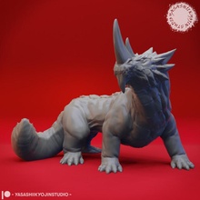 guardia drake tavolo miniatura creatura Drago mostro dnd esploratore aos ttrpg grido guerra 3d print model - Mito3D