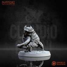 undead mastiff store fantasy rpg wargames guardian tabletop d&d dnd tombstone pathfinder dungeons&dragons 3d print model - Mito3D