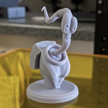 earthworm jim bust ewj 3d print model - Mito3D
