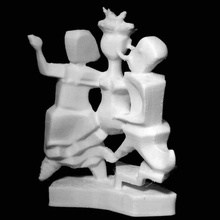 inconnu sculpture middelheim d'anvers numérisation 3d print model - Mito3D
