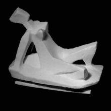 female rock museo middelheim anversa scansione 3d print model - Mito3D