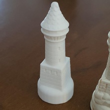 chess rock - torre xadrez board games 3d print model - Mito3D