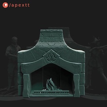 fireplace tavern 3d print model - Mito3D