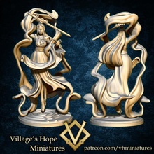 wuxia xianxia female cultivators martial artist toys & games china chinese girl miniatures rpg woman miniature minis martialart ttrpg trpg 3d print model - Mito3D