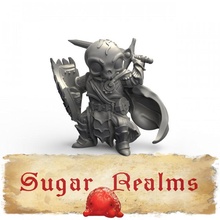 sugar realms - sucron paladin toys & games cute halloween rpg d&d 3d print model - Mito3D