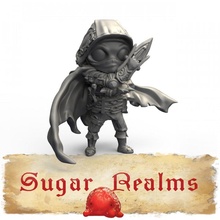 sugar realms - sucron rogue toys & games candy cute rpg d&d adventurer 3d print model - Mito3D
