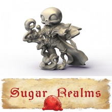 Zucker Bereiche Sucron Zauberer Spielzeuge Spiele Süßigkeiten niedlich Halloween Rollenspiel Abenteurer 3d print model - Mito3D
