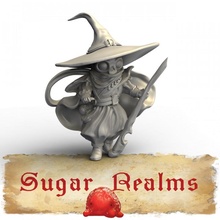 sugar realms - sucron wizard toys & games candy cute rpg d&d adventurer 3d print model - Mito3D