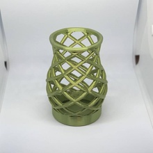 espiral florero lápiz soporte jardín accesorio escritorio 3d print model - Mito3D