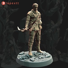 fantasy ranger toys & games archer hero bowman npc 3d print model - Mito3D