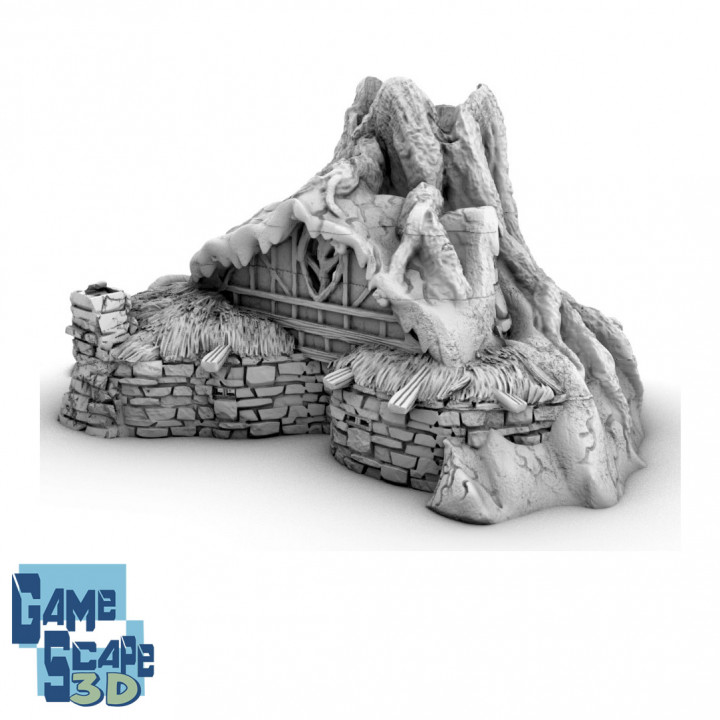 halfling house stories 3rd story watch tower toys & games hobbit hallfling 3D print model - Mito3D