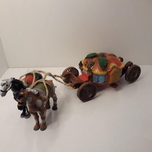 zucca carrozza giocattoli Giochi arte Halloween giocattolo cavallo carrello Pumpkincarrage balkaba atarabas Cenerentola ruota cad larbayram 3d print model - Mito3D