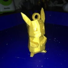 pika pikachu jewellery pendant pokemon 3d print model - Mito3D