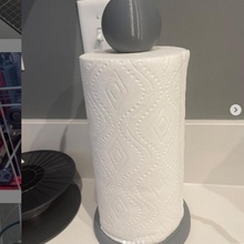paper towel holder & garden furniture bounty decor 3d print model - Mito3D