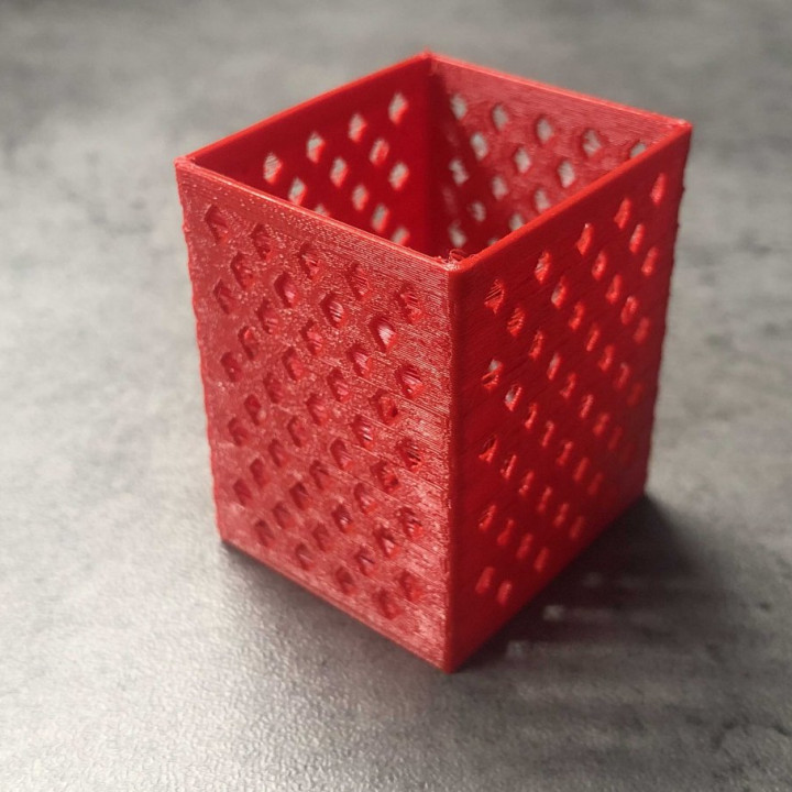 decorative box holes 3D print model - Mito3D