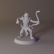 goblin archer free supported toys & games dragons dungeons fighter miniatures orc wargaming warrior miniature boardgame tabletop minis ranger dungeon d&d stormforge 3d print model - Mito3D