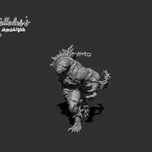 simon - werewolf fantasy football star player toys & games undead necromantic fantasy-football 3d print model - Mito3D