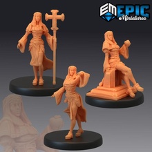 rahibe asistan Ayarlamak vampir şeytan avcı ölümsüz savaş oyuncaklar oyunlar fantezi gotik Ortaçağa ait canavar rpg Warhammer düşman masaüstü 3d print model - Mito3D