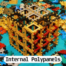 internal polypanels toys & games structure toy construction 3d print model - Mito3D
