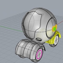 conceptual car toys & games 3d print model - Mito3D