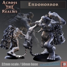 endohorror patrão jogos Horror monstro Morto vivo miniatura tampo mesa dnd5e 3d print model - Mito3D