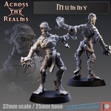 mummy gaming undead miniature tabletop dnd5e 3d print model - Mito3D