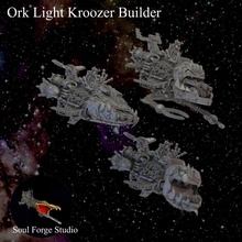 ork luz kroozer construtor loja peles verdes 3d print model - Mito3D