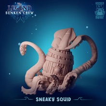 sneaky squid toys & games sea barrel pirates dnd 32mm npc 3d print model - Mito3D
