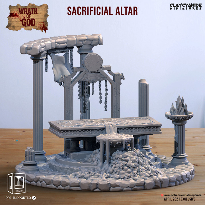 sacrificial altar toys & 