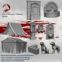 city antiquity aeterna scatter toys & games terrain fountain shrine scatter tents