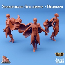 shardforged spelldriver - deckhand toys & games dragon dragons dungeons robot roleplay rpg wizard magic steampunk mech dungeon sorcerer 5e warforged presupported pre-supported arcanapunk magipunk magitech sordane supported shardforged odari spelldriver skies deckhand