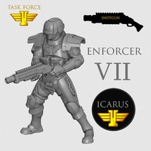 enforcer vii shotgun toys & games 40k rpg science soldier wargames wargaming warhammer fiction sci icarus fi