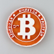 bitcoin complesso fan art moneta giocattolo 3d print model - Mito3D