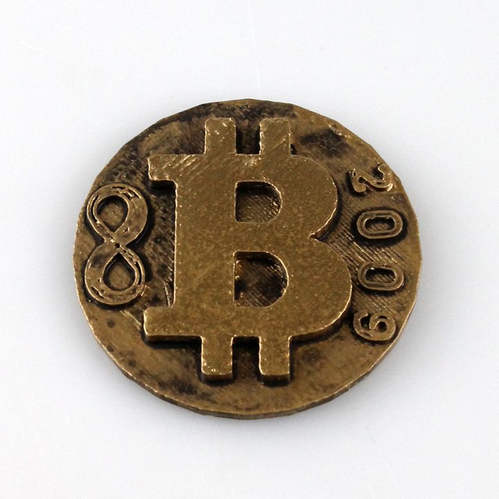 bitcoin simple toys & games coin 3D print model - Mito3D