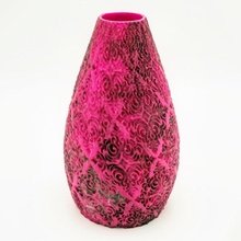 fleur vase flowers pink pottery homedecor floral 3d print model - Mito3D