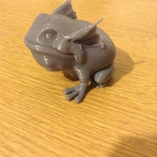 frog beast tabletop 3d print model - Mito3D