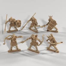 orc army - elite amazons toys & games dragons dungeons tabletop band horde d&d 28mm dnd pathfinder frostgrave skirmish 3e 5e gang warband 1e 4e 2e 3d print model - Mito3D