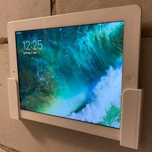 tablette mur monter titulaire soutien iPad 3d print model - Mito3D