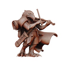ravenfolk toys & games bird dragons dungeons fantasy raven warhammer miniature dnd bard tengu kenku 3d print model - Mito3D